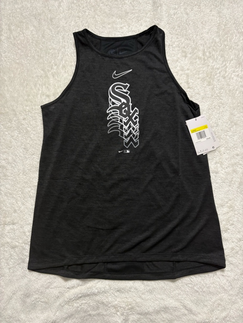 Nike Women’s Dark Gray Sleeveless Graphic Tank - MLB Chicago White Sox